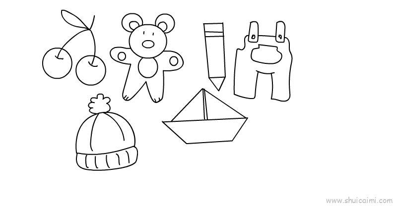 实用物品儿童画怎么画 实用物品简笔画好看