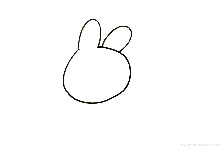 趴着小兔子怎么画 趴着小兔子简笔画画法