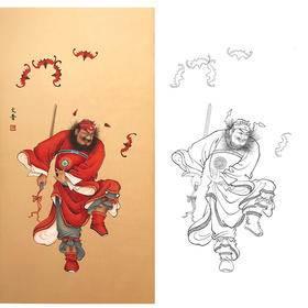简单钟馗画法 简单钟馗画法图片