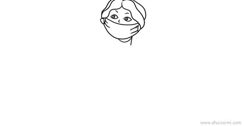 抗病毒医生儿童画怎么画 抗病毒医生简笔画简单又好看