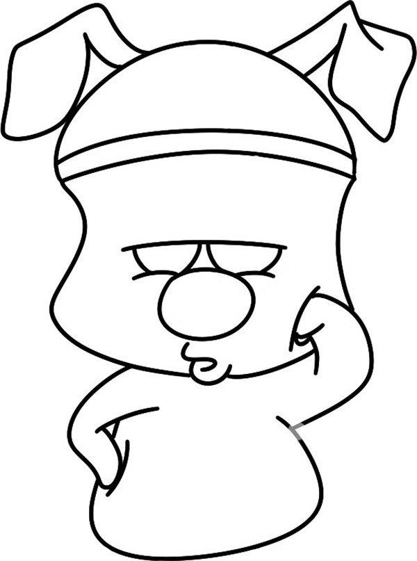 气愤的小猪的简笔画怎么画 气愤的小猪简笔画简单又好看