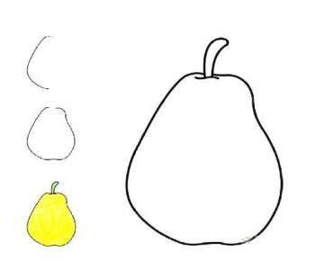 梨简笔画 梨简笔画怎么画