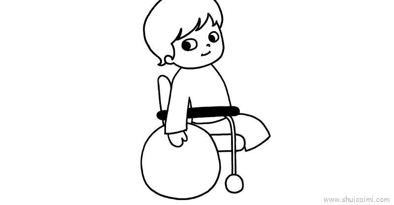 全国助残日教程儿童画怎么画 全国助残日教程简笔画简单又好看