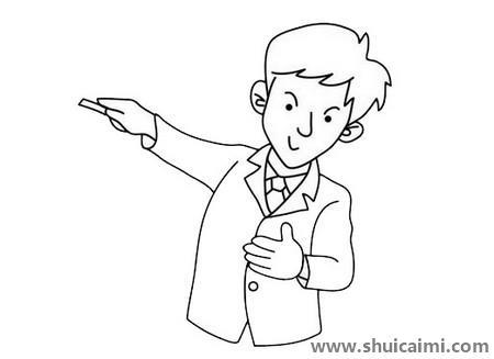 教师儿童简笔画