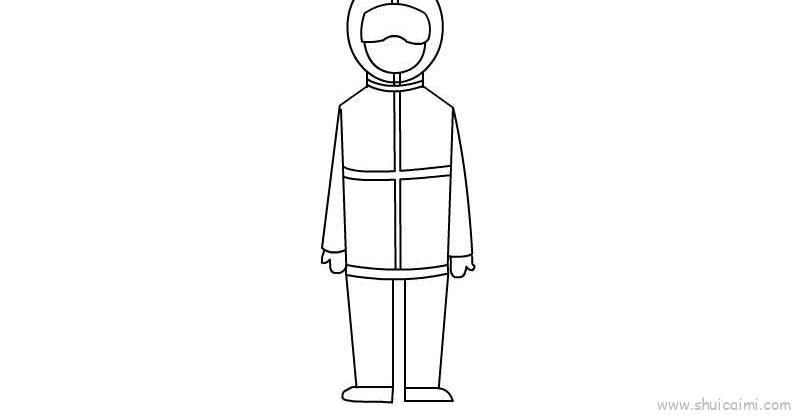 医生戴口罩儿童画怎么画 医生戴口罩简笔画简单