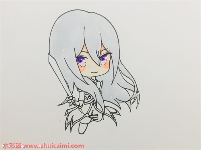 经典好看的李白凤求凰简笔画详细教程