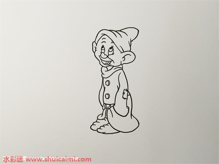 七个小矮人怎么画 七个小矮人简笔画简单易画