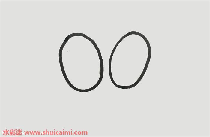 好看的眼睛漫画简笔画步骤教程