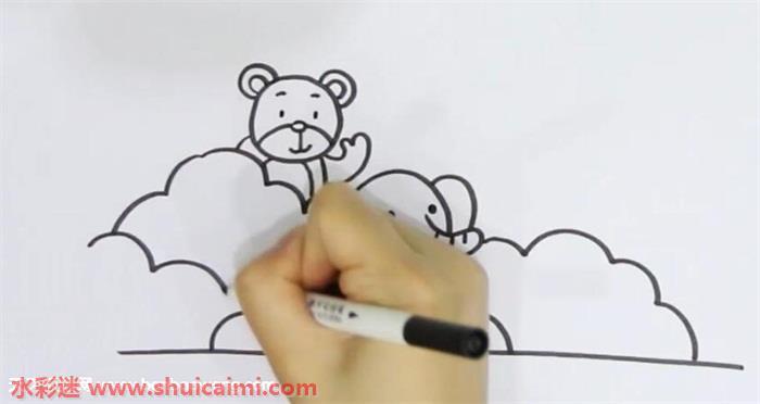 动物园怎么画 动物园简笔画简单又漂亮彩色