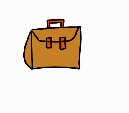 书包的简笔画 怎么画书包的简笔画
