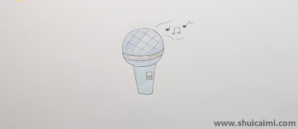 麦克风儿童简笔画怎么画 麦克风儿童画画法