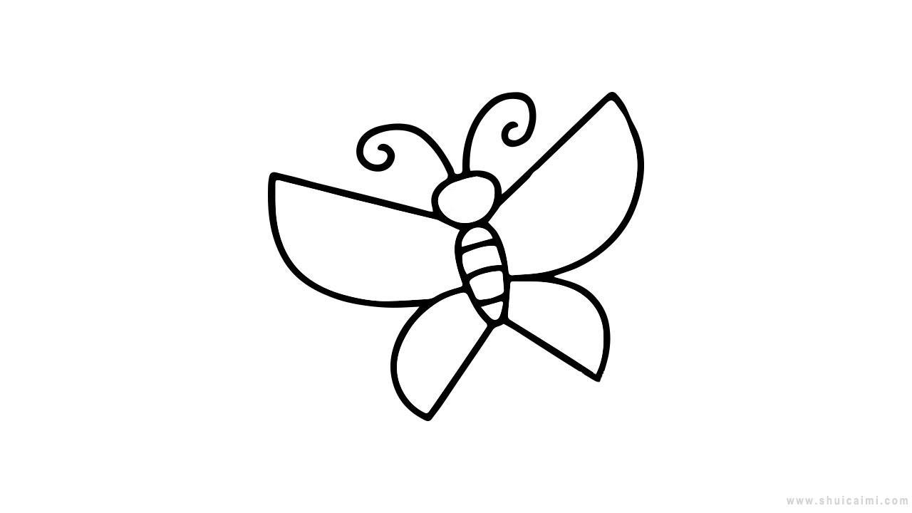 小蝴蝶简笔画怎么画 小蝴蝶简笔画顺序