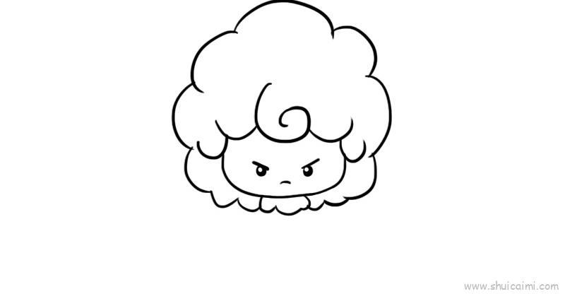 十二星座q版萌图白羊座儿童画怎么画 十二星座q版萌图白羊座简笔画步骤