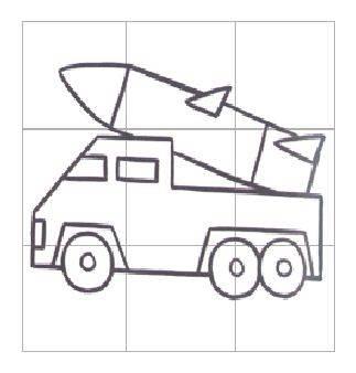 导弹车简笔画 导弹车简笔画儿童画
