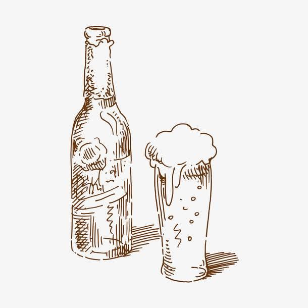 酒瓶简笔画图片 酒瓶简笔画怎么画