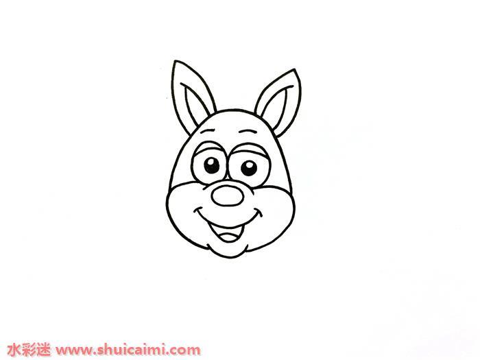 QQ红包袋鼠怎么画 袋鼠简笔画简单易画彩色