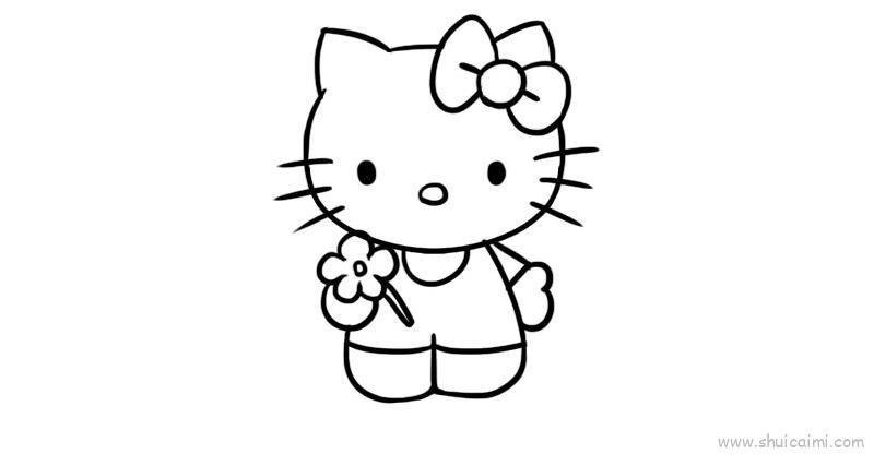 凯蒂猫儿童画怎么画 凯蒂猫简笔画图片大全