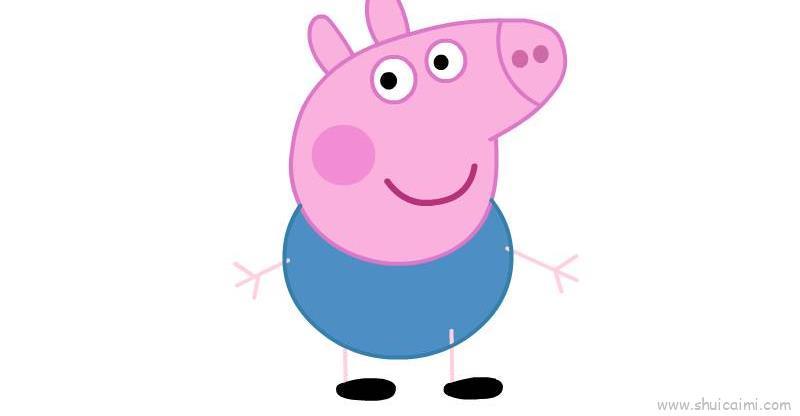 小猪佩奇儿童画怎么画 小猪佩奇简笔画步骤