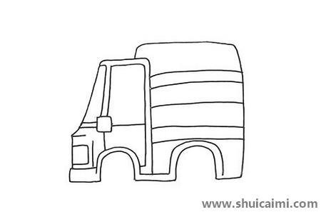 洒水车儿童简笔画