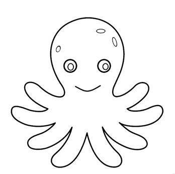 章鱼简笔画图片大全 章鱼简笔画图片大全彩色可爱