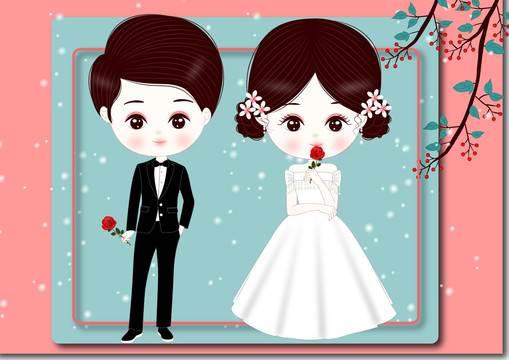 婚纱简笔画教程情侣 婚纱简笔画手绘