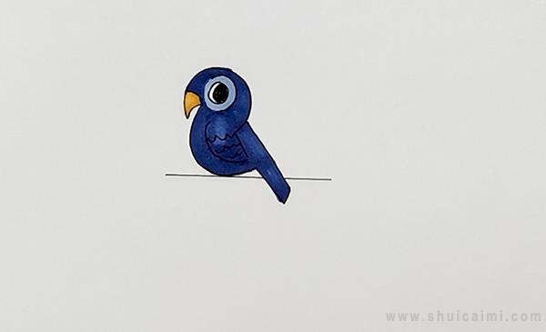 宠物鸟简笔画怎么画 宠物鸟简笔画顺序