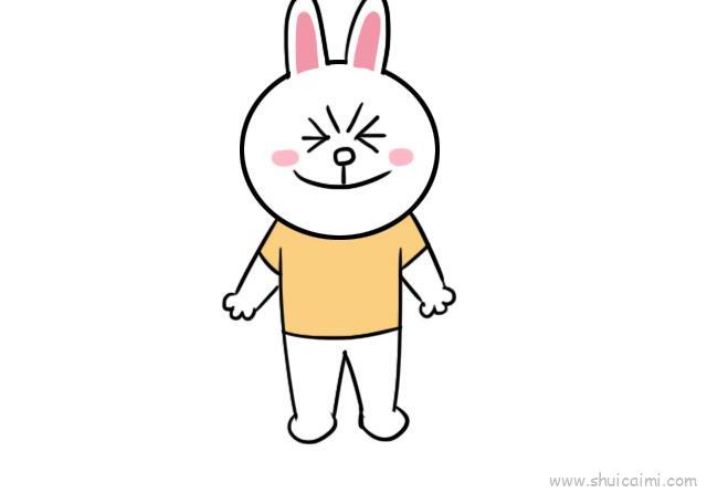 可妮兔儿童画怎么画 可妮兔简笔画步骤