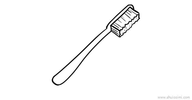 牙刷儿童画怎么画 牙刷简笔画画法