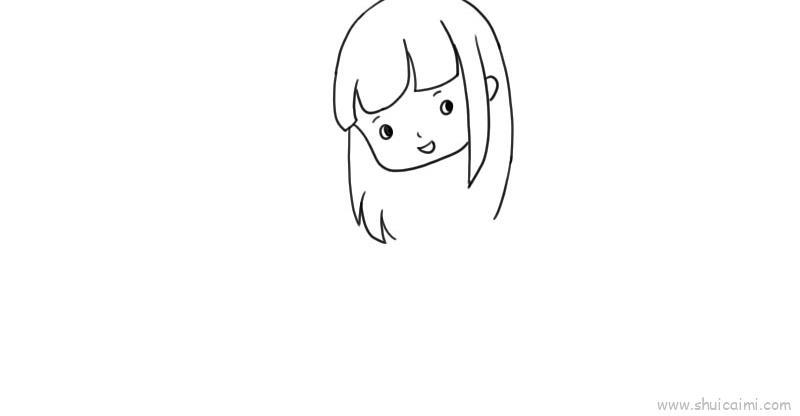 娇羞儿童画怎么画 娇羞简笔画画法