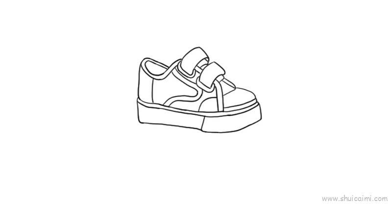 鞋子儿童画怎么画 鞋子简笔画步骤