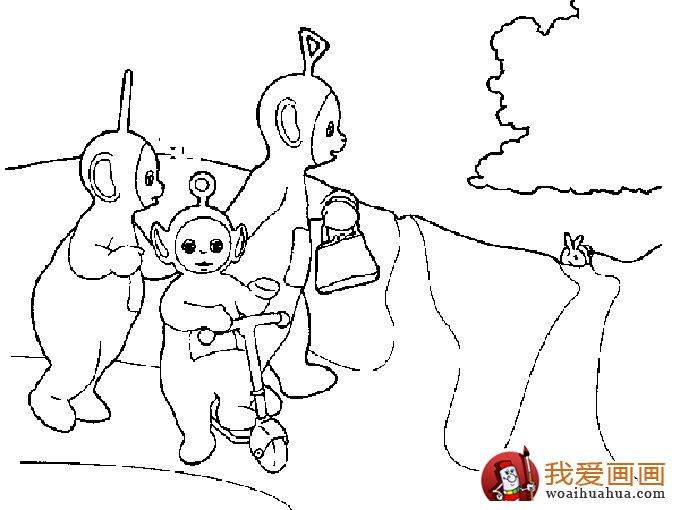 天线宝宝天线宝宝大全简笔画怎么画 天线宝宝天线宝宝大全简笔画图片