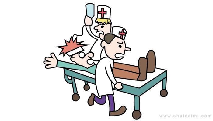 两个医生正在抢护病人简笔画怎么画 两个医生正在抢护病人简笔画步骤