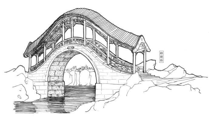 桥简笔画 桥简笔画儿童