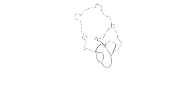 维尼熊简笔画怎么画 维尼熊简笔画好看