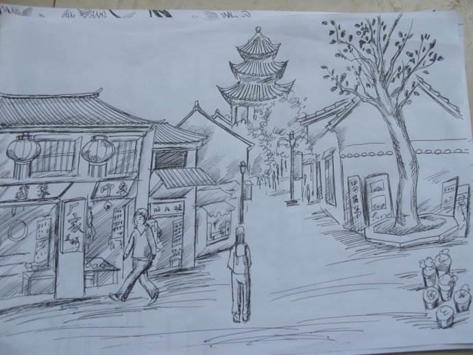 清岩古镇怎么画简笔画 清岩古镇图片欣赏