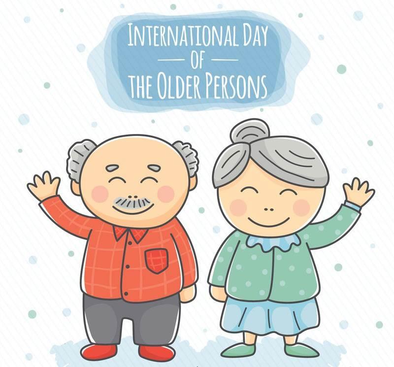 老年人简笔画 老奶奶简笔画