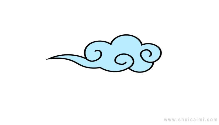 祥云简笔画怎么画 祥云简笔画简单
