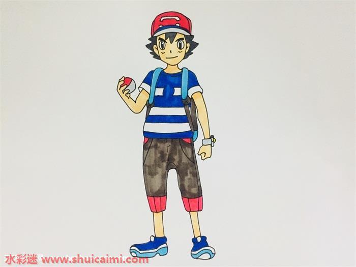 小智怎么画 小智简笔画图片
