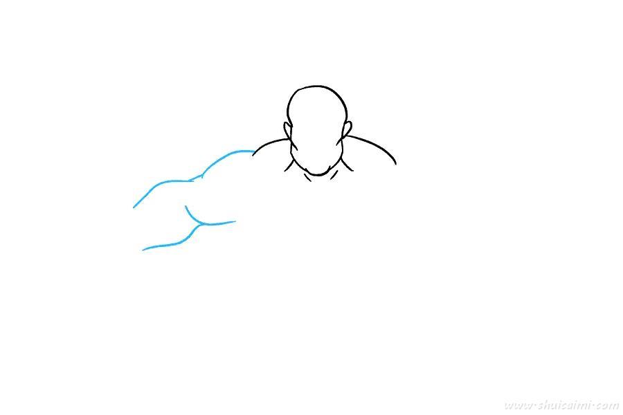 绿巨人怎么画 绿巨人简笔画步骤