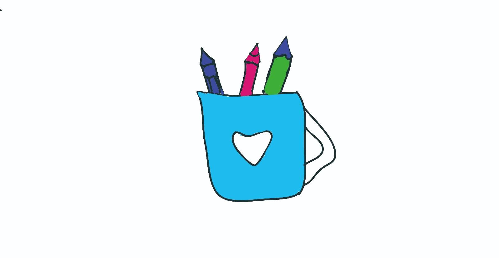 笔筒简笔画怎么画 笔筒简笔画好看