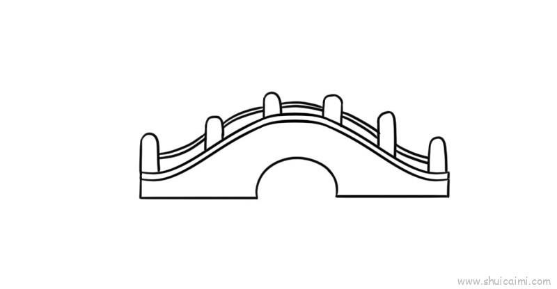 小桥儿童画怎么画 小桥简笔画顺序