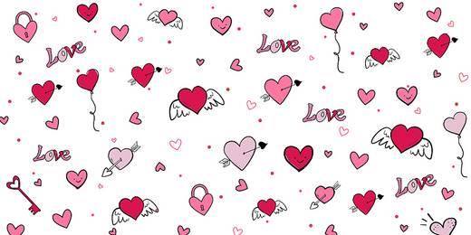 情人节简笔画图片大全 情人节简笔画图片大全可爱