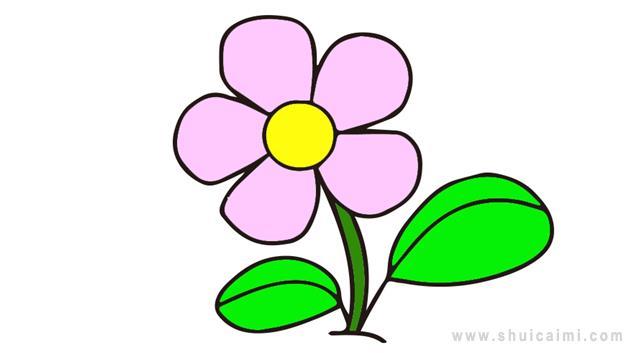 花卉简笔画怎么画 花卉简笔画步骤