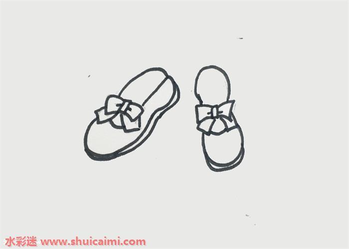 动漫鞋子怎么画？正面的动漫鞋子画法图解