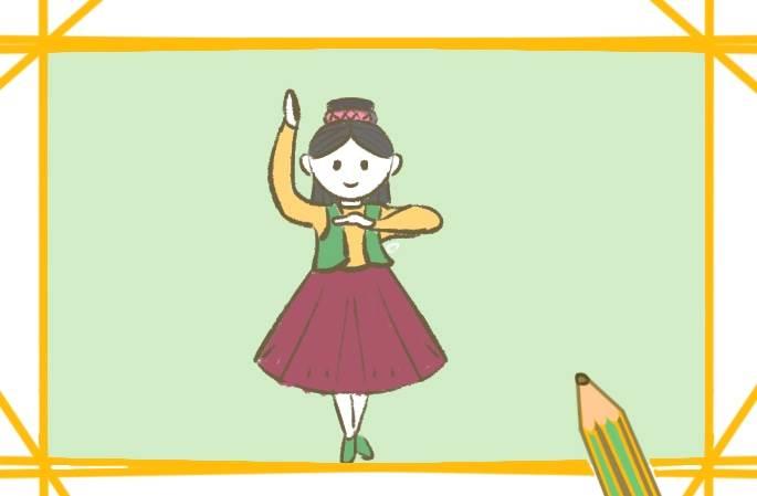 跳舞简笔画 跳舞简笔画人物图片