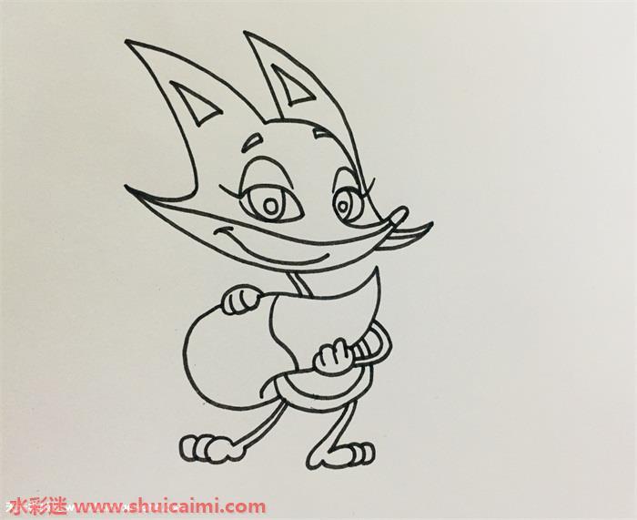 狐狸怎么画 狐狸简笔画画法