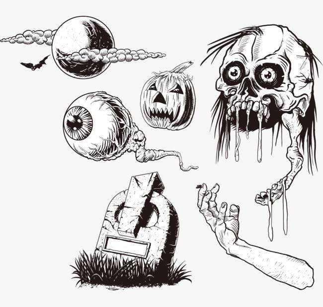 恐怖简笔画 恐龙简笔画幼儿园