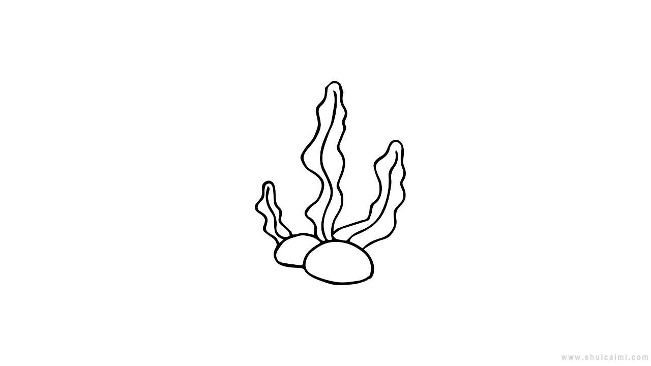 海底植物简笔画怎么画 海底植物简笔画画法