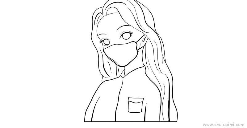 白衣天使儿童画怎么画 白衣天使简笔画画法教程步骤