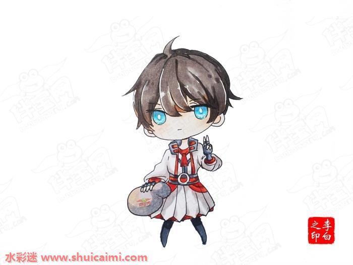 王者荣耀q版人物怎么画 王者荣耀q版人物简笔画步骤